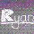 Pixelated icon with white and light purple shapes on a gray background, featuring abstract patterns resembling stylized text or symbols.
