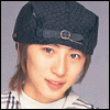 24 static and animated portrait images showing a person in a dark cap and striped shirt with varying color filters and grayscale effects