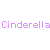 Pixel art image with text and character sprites showing a girl in blue dress, pink hearts, and the phrase 'Cinderella Went to the ball and... SPIKED Over the Net!!!'