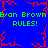 Blue background with red pixelated border and green text repeating 'Bran Brown RULES!' in four corners.