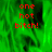 Green pixelated background with red text reading 'one hot bitch!' in three lines, displayed across four