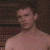A pixelated image of a shirtless person with brown hair against a dark background, next to green text reading "Original Icons .com" on a solid green backdrop.