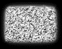 Six square-shaped static images arranged in two of three, each displaying a grainy black-and-white pattern with varying dot density and contrast