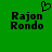Green background with black pixelated text 'Rajon Rondo' and a pixelated heart symbol above the text on the left side.