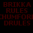 Four identical display pixelated text on contrasting backgrounds with no visible animation changes