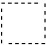 A static image with dashed black borders forming a , containing orange text 'your' and green text 'picture' on a white background with a gray rectangle in the bottom right
