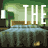 Animated contact sheet showing sequential frames of a pixelated text animation with repeating background elements, displaying the phrase "THE EARLY NOVEMBER" in white block letters over a greenish backdrop with blue draped shapes and small yellow lights.