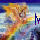 Animated sequence of a character with orange hair and blue clothing against a blurred background, text overlays change across frames.
