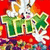 Four- with distinct backgrounds and text; top-left shows green stylized letters on red, top-right displays 'silly faggot' on teal, bottom-left has 'hixr 4 kids =]' on orange, bottom-right is empty gray