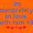 Blue text on orange background reads "Im completely in love with him <3" with pink hearts below, two identical copies side-by-side.