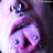 Pixelated close-up of a person's mouth and nose with visible piercings, alongside green text reading 'thats my boyfriend' on black background.