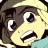 Pixelated anime-style character face on left with wide eyes and open mouth, next to black background with white text "Anime IM" above smaller cursive "com".