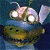 A pixelated cartoon character with large glowing eyes and antennae on the left, next to green text reading "Original Icons .com" on a dark background.