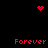 Red pixelated text and symbols on black background with animated red dot patterns.