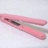 Pink hair straightener on light background with pink text overlay reading 'Pink Hair Straightener 1 Word Heaven !'