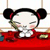 Static 50x50 pixel icon of a cartoon character with black mouse ears, red accents, and closed eyes on a white background.