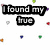 Pixelated text fragments on a white background with scattered colored squares, forming incomplete phrases.