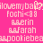 Pixelated text and symbols on a bright pink background with repeated phrases including 'ilovemybaby', 'fochi<88', 'merin', 'farah', and 'pookiebea' in light pink, some characters animated.