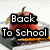 A red apple with a green leaf and brown stem sits on a white surface, accompanied by a yellow pencil. Text overlays change across frames.