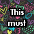 Pixelated image with colorful heart patterns and text overlays reading 'This must be summer' and 'LOVE<3' on a dark background.