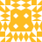 Yellow and white pixelated pattern with central square containing four white crosses on yellow background, surrounded by repeating geometric shapes.
