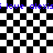 Blue text 'i love alexis' repeats across a black-and-white checkered background with two gray overlays showing partial patterns