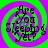 Four identical circular icons arranged in a , each with green and purple spiral backgrounds and black text reading "Are You Sleeping Yet?"