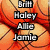 six basketball-themed buddy icons with names overlaid on orange and brown basketballs, some featuring text like "Live. Laugh. Love a Basketball" or "basketball"