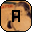 Two side-by-side circular icons with textured brown backgrounds display a stylized letter A in contrasting colors.