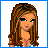 Pixel art contact sheet showing four frames of a cartoon character in beachwear with text "beach 'luva'".
