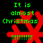 Green text reads "It is almost Christmas" above red snowflakes with green exclamation marks on black background.