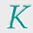 Two teal 'K' letters with a cyan swirl on the right, below which is teal text reading 'Kenny Chesney', all on a light gray background.