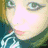 A static image shows a person with light skin and green eyes wearing a teal striped shirt, alongside text reading "Veggies 4 lyfe!" in pixelated font.