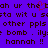 Purple background with dark brown pixelated text and a small red heart symbol above the word 'the'.