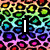 Rainbow arc on white background with black text "Can" and colorful leopard-print pattern with white text "I" and grayscale eye image with white text "See U".