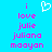 Pixelated text and a heart symbol on a bright blue background, with no visible animation changes.