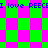 Pixelated text "I love REECI" repeats across a green and pink checkered background with shifting diamond patterns.
