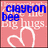 Pixelated icon with blue text 'Clayton Dee' and white text 'Big Hugs', a large white heart outline, on pink background.