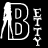 six showing variations on 'Betty Page' and 'The True Pin Up Queen!' text with black-and-white pinup imagery