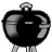 Pixelated black and gray icon of a rounded flask with a cap, two side handles, and a small rectangular detail on the front.