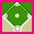 four identical showing a baseball diamond top view with text below reading 'DIAMONDS ARE A GIRLS best ❤️ friend' in blue and orange pixelated fonts