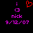 A black background displays two identical pixelated text layouts with pink and red elements, one featuring a red heart symbol above the left layout.