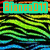 Pixelated image with four quadrants: top-left green text 'Bianca011', top-right red heart with 'LOVES', bottom-left cat face, bottom-right empty gray space.
