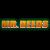 Pixelated orange and green text reading 'MR. DEEDS' on a dark background with a green border.