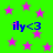 Green background with pink stars and blue text 'ily<3' repeated across the image.
