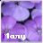 Animated sequence of purple circular shapes with 'Mary' text, showing subtle color and position shifts across frames.