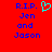 Red background with blue text reading 'R.I.P. Jen and Jason' and a cyan heart symbol above the names.