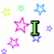 A static image with colorful star shapes and text reading "I am a SUPER STAR!" in various colors.