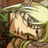 Pixelated anime-style character with light brown hair and green clothing, next to black background with white text reading 'AnimeIM' and 'com'