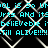 Cyan text on black background with white pattern, repeating phrases about 'UNOL' and 'believeable', animated to shift vertically